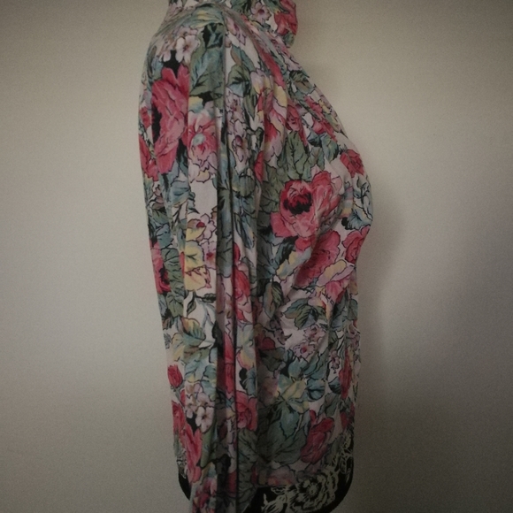 Vtg blooms blouse - Picture 5 of 13
